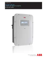 Preview for 1 page of ABB TRIO-5.8-TL-OUTD Product Manual