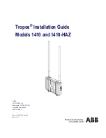 Preview for 1 page of ABB Tropos 1410 Installation Manual