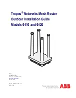 Preview for 1 page of ABB Tropos 6410 Installation Manual