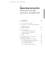 Preview for 7 page of ABB TruONE ATS Installation And Operating Instruction