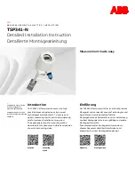 ABB TSP341-N Detailed Installation Instructions preview