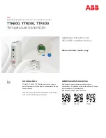 Preview for 1 page of ABB TTH200 Additional Instructions