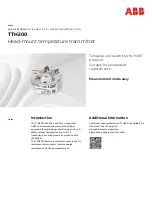 ABB TTH200 Operating	 Instruction preview