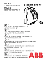 Preview for 1 page of ABB twa-1 User Manual