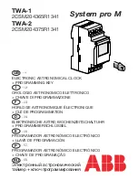 Предварительный просмотр 1 страницы ABB twa-1 User Manual