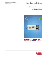 Предварительный просмотр 1 страницы ABB TZIDC Commissioning Instructions