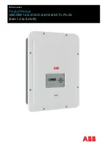 ABB UNO-DM-1.2-TL-PLUS Product Manual preview