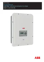 ABB UNO-DM-3.3-TL-PLUS Product Manual preview