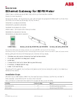 ABB VIM1EC Quick Start Manual preview