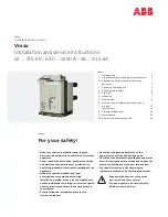 ABB Vmax 12 Installation And Service Instructions Manual preview