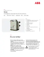 Preview for 1 page of ABB Vmax 12 Installation And Service Instructions Manual