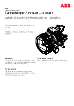 ABB VTR Series Assembly Instructions Manual preview