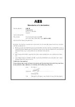 Preview for 3 page of ABB VUCG.N Technical Manual