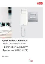 Preview for 1 page of ABB W2153 BL Quick Manual