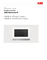 Preview for 1 page of ABB Welcome IP H82364 02 Series Product Manual