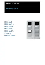 Preview for 2 page of ABB Welcome M 5102 DN Series User Manual