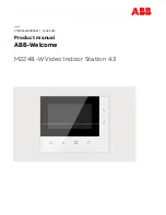 Предварительный просмотр 1 страницы ABB Welcome M2248 W Series Product Manual