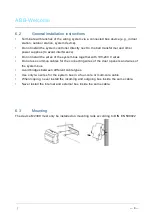 Предварительный просмотр 10 страницы ABB Welcome M2300 Manual