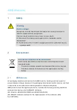 Предварительный просмотр 3 страницы ABB Welcome M2306 Product Manual