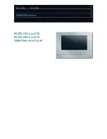 Preview for 1 page of ABB WelcomeTouch 83220-SM 500 Series Manual