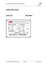 Preview for 29 page of ABB XAC22682 Operation Manual