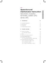 Предварительный просмотр 7 страницы ABB Zenith ZTG 30 Operation, Maintenance And Installation Manual