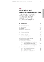 Предварительный просмотр 7 страницы ABB Zenith ZTS T Series Operation, Maintenance, And Installation Manual