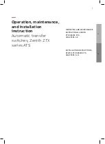 Preview for 5 page of ABB Zenith ZTX Series Operation, Maintenance, And Installation Manual