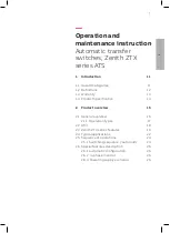 Preview for 7 page of ABB Zenith ZTX Series Operation, Maintenance, And Installation Manual