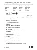 ABB ZP190 Series Operating Instructions Manual preview