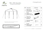 Предварительный просмотр 1 страницы Abba Patio 10ft Assembly And User'S Manual