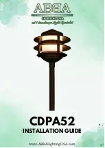 ABBA CDPA52 Installation Manual preview