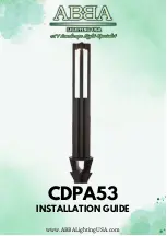 ABBA CDPA53 Installation Manual preview