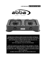 ABBA SG 200-1 QL User Manual предпросмотр