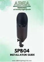 ABBA SPB04 Installation Manual preview