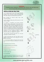 Предварительный просмотр 3 страницы ABBA SPB07 Installation Manual