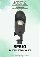 ABBA SPB10 Installation Manual предпросмотр
