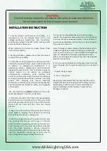 Предварительный просмотр 3 страницы ABBA SPB10 Installation Manual