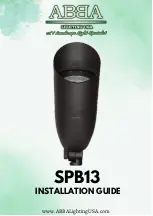ABBA SPB13 Installation Manual preview