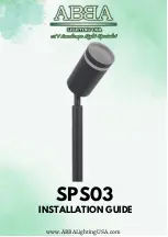 ABBA SPS03 Installation Manual preview
