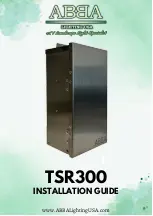 ABBA TSR300 Installation Manual preview