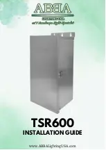 Preview for 1 page of ABBA TSR600 Installation Manual