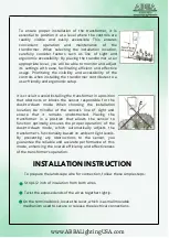 Preview for 4 page of ABBA TSRPT600 Installation Manual