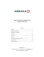 Preview for 2 page of ABBAKA Range Hood & Hy-Ex Ventilation System Installation Instructions Manual