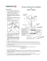 Preview for 9 page of ABBAKA Range Hood & Hy-Ex Ventilation System Installation Instructions Manual