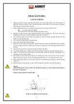 Preview for 6 page of Abbey Machinery VF1500T Maintenance, Operating Instructions And Spare Parts Lists