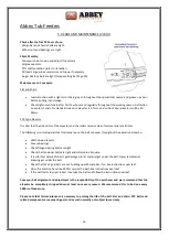 Preview for 16 page of Abbey Machinery VF1500T Maintenance, Operating Instructions And Spare Parts Lists