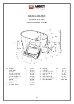 Preview for 30 page of Abbey Machinery VF1500T Maintenance, Operating Instructions And Spare Parts Lists