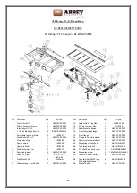 Preview for 38 page of Abbey Machinery VF1500T Maintenance, Operating Instructions And Spare Parts Lists