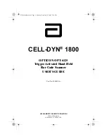 Abbott CELL-DYN 1800 OPTICON OPT-6125 User Manual предпросмотр